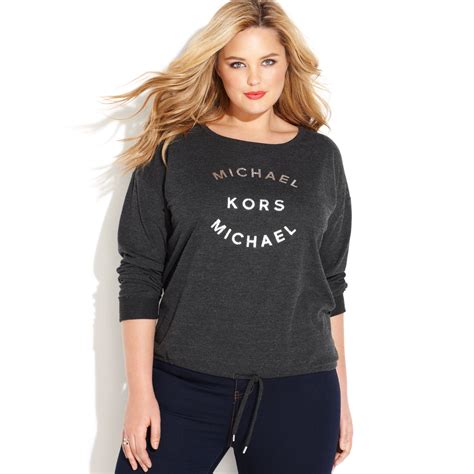 michael kors plus size sweaters|michael kors sweatsuit.